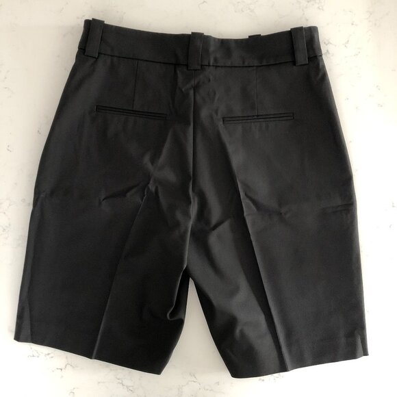 Judith & Charles Basil Bermuda Pant Shorts in Cotton + Viscose Black Sz 10 NWT - Picture 3 of 12